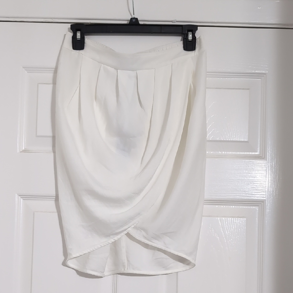 BCBGMaxAzria White Skirt